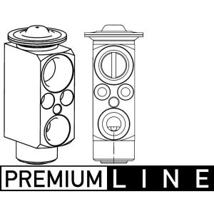 Soupape d'expansion, buse d'étranglement a/c MAHLE AVE 81 000P