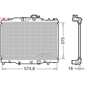 Arrefecedor do motor DENSO DRM44043