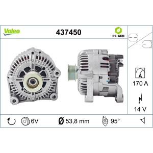 Alternator VALEO 437450