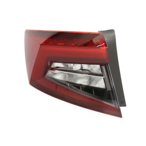 Luz traseira, direita (24V, vermelho) HELLA 9EL354 856-011