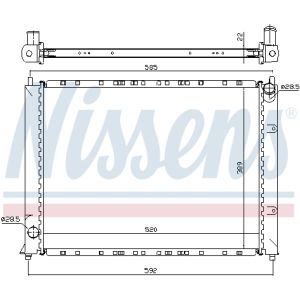 Radiateur NISSENS 64307A