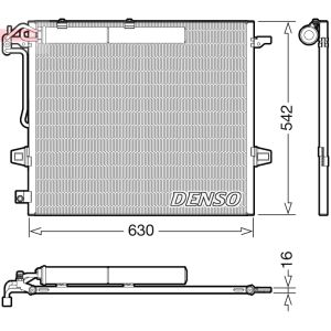 Condensador, aire acondicionado DENSO DCN17057