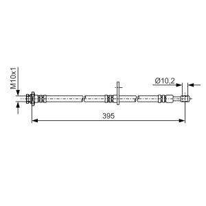 Bremsschlauch BOSCH 1 987 481 A53