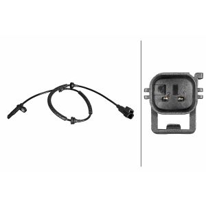 ABS-sensor HELLA 6PU 358 216-411