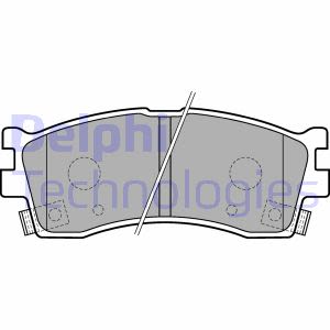 Remblok set, schijfrem DELPHI LP1702