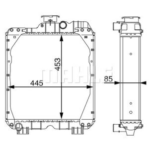 Kühler, Motorkühlung MAHLE CR 108 000S