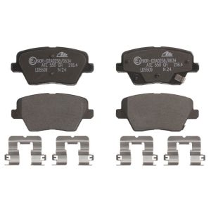 Conjunto de pastilhas de travão ATE 13.0470-5509.2, atrás, Cerâmica