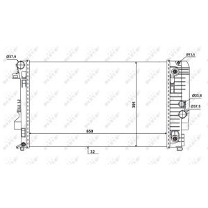 Kühler, Motorkühlung NRF 58440