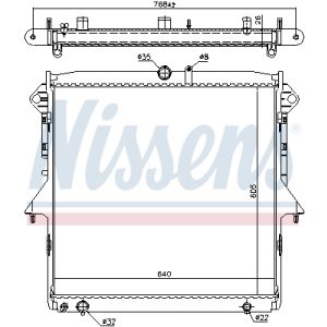 Kühler, Motorkühlung NISSENS 69246