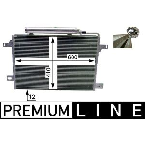 Condenseur (climatisation) MAHLE AC 369 000P