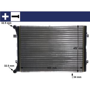 Arrefecedor do motor MAHLE CR 2038 000S