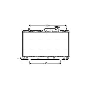 Arrefecedor do motor AVA COOLING HYA2307
