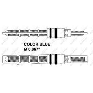 Valvola di espansione, impianto di climatizzazione NRF 38207