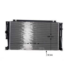 Arrefecedor do motor MAHLE CR 775 001S