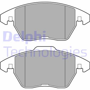 Set di pastiglie freno DELPHI LP3684, fronte