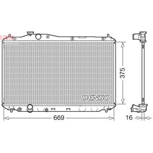 Arrefecedor do motor DENSO DRM40042