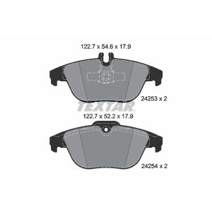 Bremsbelagsatz, Scheibenbremse TEXTAR 2425381