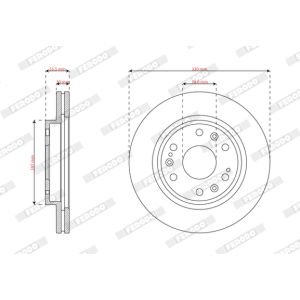 Bremsscheibe FERODO DDF3195-1, 1 Stück