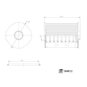 Filtro olio FEBI BILSTEIN 184812