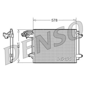 Condensador, sistema de ar condicionado DENSO DCN32030