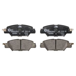 Conjunto de pastilhas de travão ATE 13.0460-5695.2, atrás