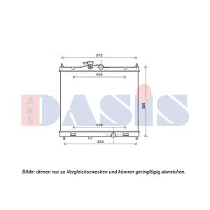 Raffreddatore motore AKS DASIS 070161N