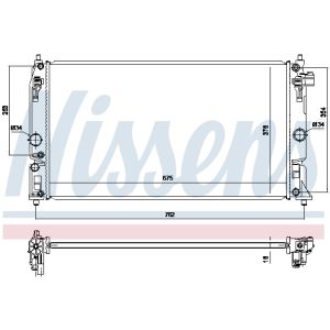 Arrefecedor do motor AVA COOLING TO2808
