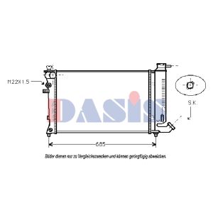 Motorkühler AKS DASIS 060013N