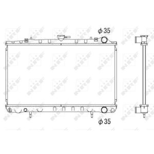 Raffreddatore motore NRF 53271