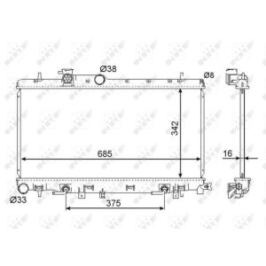 Kühler, Motorkühlung NRF 58493