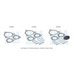 Kit di montaggio, tubo di scarico BM CATALYSTS FK70564