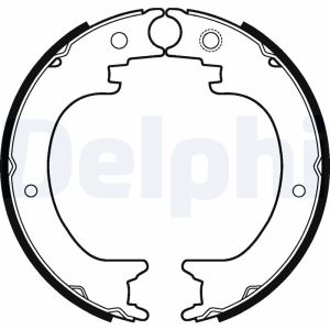 Jeu de mâchoires de frein, frein de stationnement DELPHI LS2121