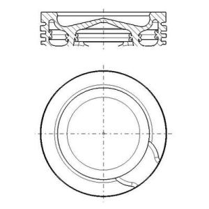 Pistón MAHLE 001 PI 00194 000