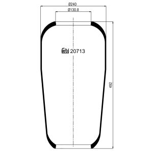 Federbalg, Luftfederung FEBI BILSTEIN 20713