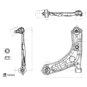 Suspensão da roda FEBI BILSTEIN 185903