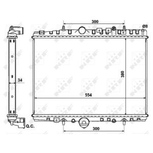 Kühler, Motorkühlung EASY FIT NRF 53787