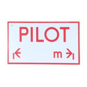 Placa de aviso/informação CARGOPARTS T059