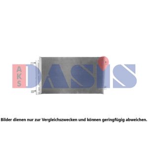 Condensador, sistema de ar condicionado AKS DASIS 152059N