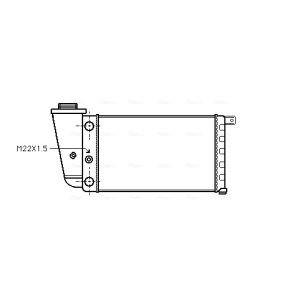 Radiador de motor AVA COOLING FTA2097