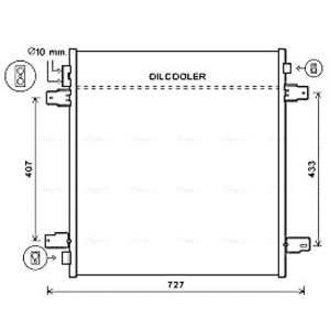 Condensator, airconditioning AVA COOLING DN5402
