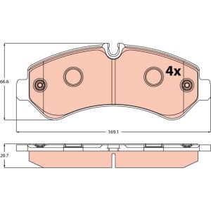 Jarrupalasarja TRW GDB2528