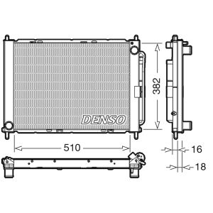 Radiateur moteur DENSO DRM23104