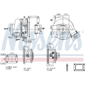 Turboahdin, ahtaminen NISSENS 93727