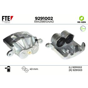 Étrier de frein FTE 9291002