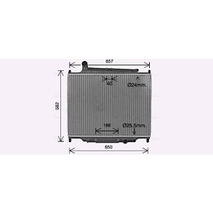 Arrefecedor do motor AVA COOLING AU2344