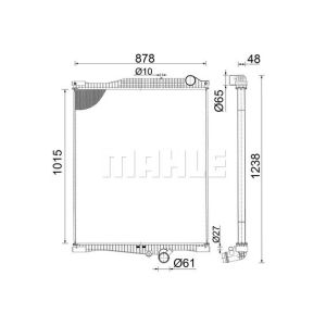 Radiador MAHLE CR 2095 000S