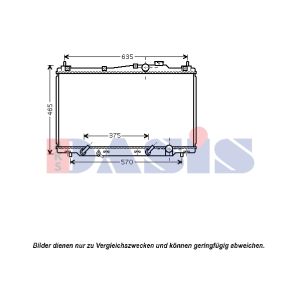 Motorkühler AKS DASIS 100054N