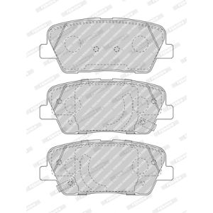 Bremsbelagsatz FERODO FDB5048, Hinten