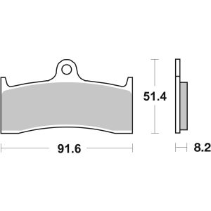 Bremsbelagsatz, ohne Straßenzulassung BREMBO 07KA2009