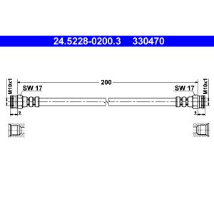 Flexible de frein ATE 24.5228-0200.3